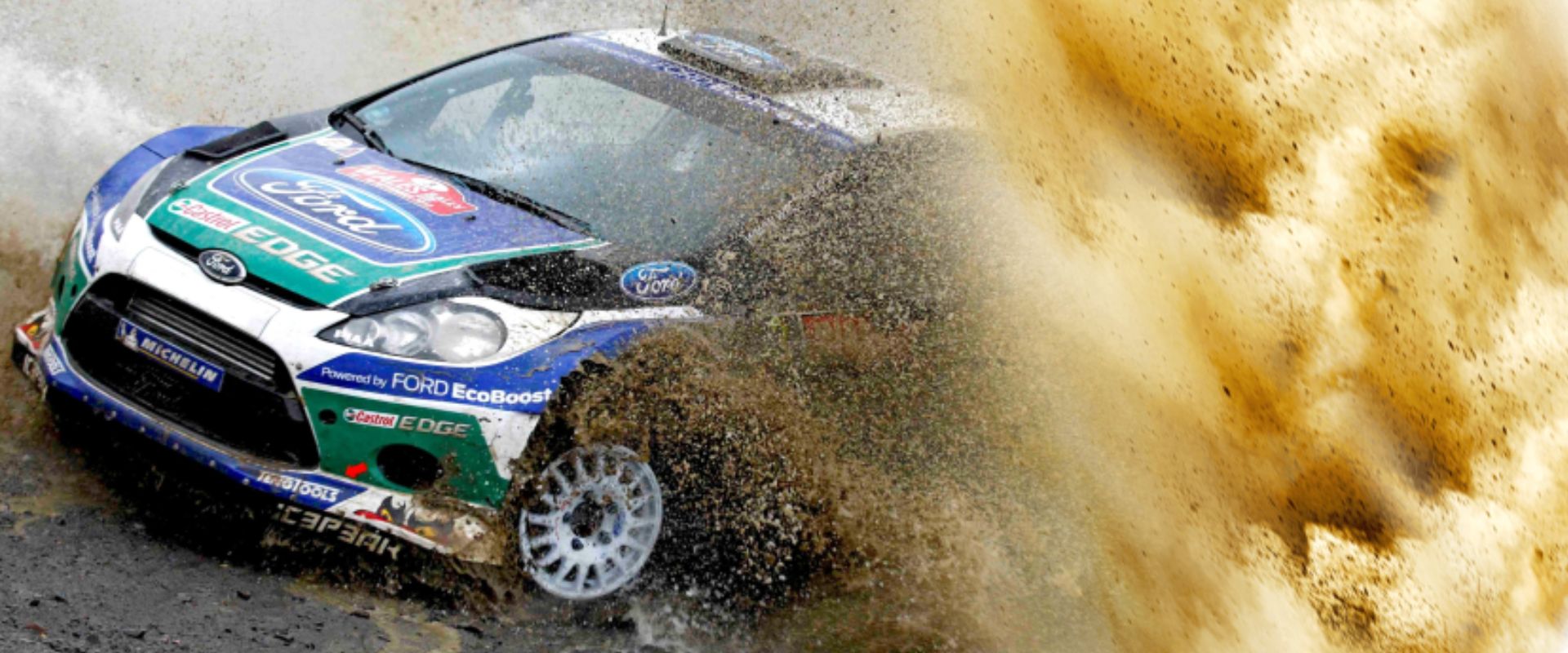 Bild på en Rallybil